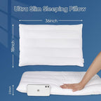 MINUPWELL 2 Packs Ultra Flat Pillows - Image 4