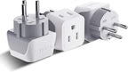 Ceptics Israel Plug Adapter - 2 in 1 Type H Adapter by Ceptics