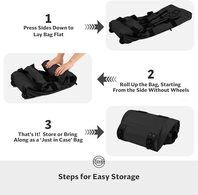 STOVER 80L Rolling Duffel Bag - Image 6