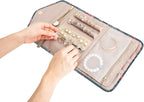 BAGSMART Travel Jewellery Organiser Roll Foldable Jewelry Case - Image 9