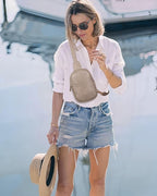 Telena Small Sling Bag for Women Leather Crossbody Fanny Packs Chest Bag for - Image 2