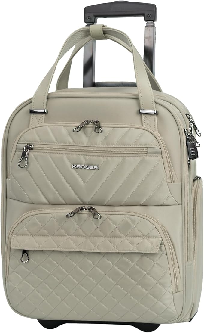 KROSER Carry On Underseat Multi-functional, 16-inch Underseater Lightweight by KROSER