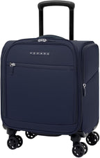 Verage Under Seat Luggage with Wheels, Softside Small Suitcase Spinner Carry On by VERAGE