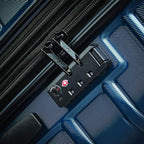 Omni 2 28 Inch Large Checked Hardside Luggage with 360° Spinner Wheels (Checked-Large Spinner / Nova Teal)