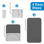 Accmor Portable Diaper Changing Pad, Waterproof Foldable Baby Changing Mat - Image 6