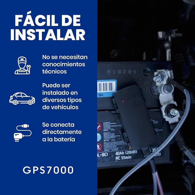 GPS7000-4G Hidden GPS Tracker for Vehicles | 90 Days of Service Included | Self - Image 6