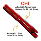 Original Digital Ceramic Hair Straightener 1" (1 inch / Ruby Red)