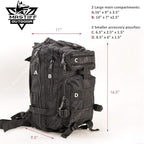 Military Tactical Pack Backpack Army Molle Bug Out Bag Small Rucksack Outdoor - Image 3