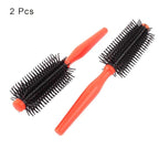 uxcell Plastic Handle Hair Brush Salon Styling Bristles Comb Makeup Tool 2Pcs