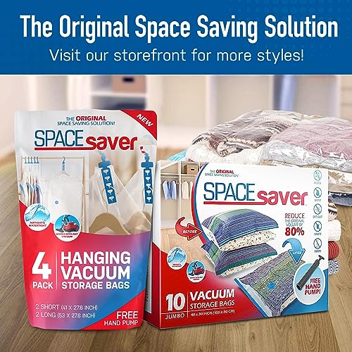 2 Pack Jumbo Vacuum Storage Bags for Blankets & Clothes (Jumbo 2-Pack)