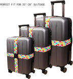 Adjustable Travel Luggage Strap Suitcase Belt Travel Bag Accessories 1.96 in W - Image 3
