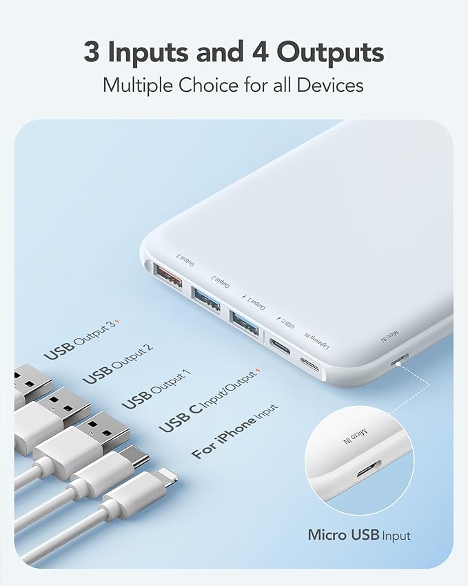 Charmast 26800mAh Slim Portable Charger Power Bank, 15W Fast Charging Battery - Image 5