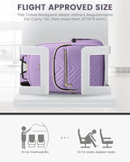 LOVEVOOK Laptop Backpack Purse for Women, Work Travel Computer Bags, College - Image 8