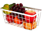 2 Set LeleCAT Hanging Wall Basket Organizer, Over the Cabinet Door Adhesive - Image 6