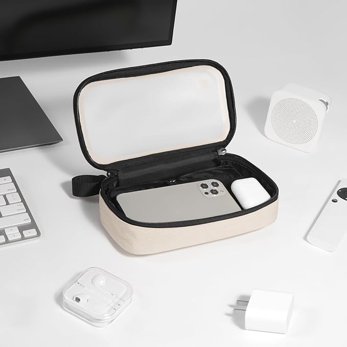 pack all Clear Electronic Organizer, TPU Cable Organizer Bag, Compact Cord - Image 8