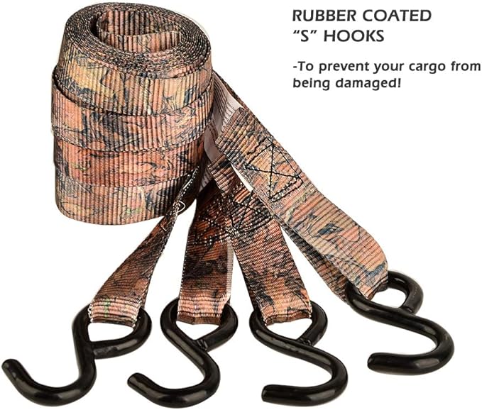 XSTRAP STANDARD Ratchet Tie Down Straps 4 Pk 10 Ft- 300 Lbs Load Cap- 900 Lbs - Image 5