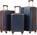 Merax Luggage Set 3 Piece Expandable Lightweight Suitcases by Merax