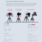 Falcam TreeRoot F38 Pro Carbon Fiber Tripod, 5kg Load, F22 Interfaces, 1/4" - Image 6