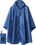 SaphiRose Rain Poncho Jacket Coat Hooded by SaphiRose