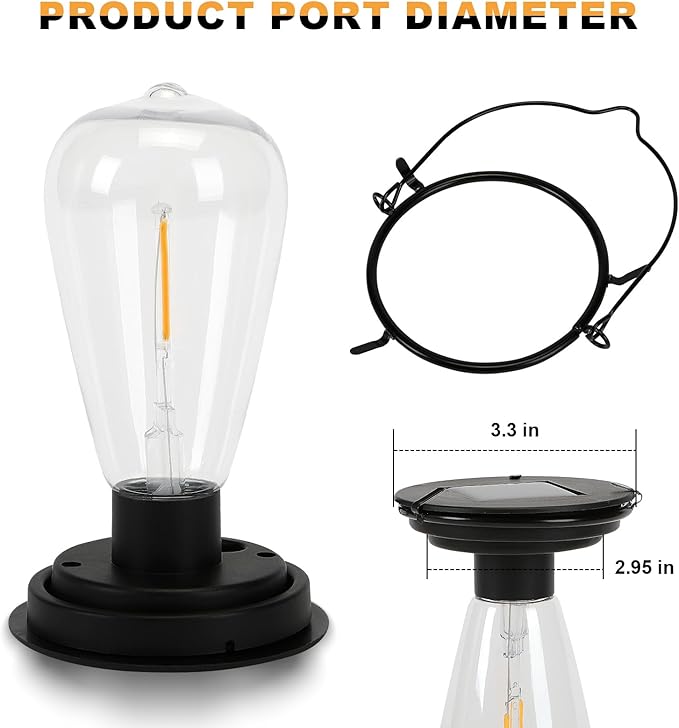 Replacement Solar Light Tops-Solar Light Bulbs - Image 3