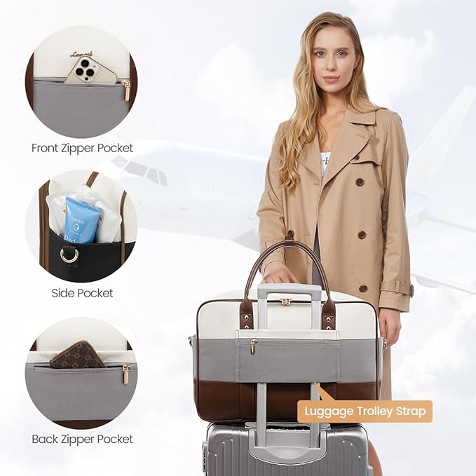 LOVEVOOK Weekender Travel Duffel Bag, Personal Item Duffle Bags - Image 6
