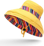 Women Wide Brim Sun Hats Metal Wired Edge Summer UV Protection Beach Fishing Hat - Image 2