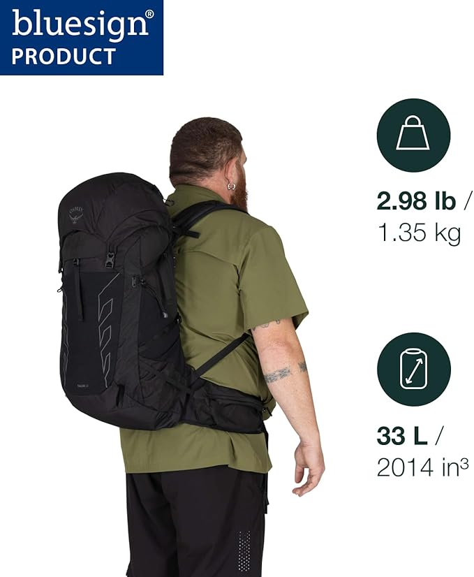 Osprey Talon 33L Men's Lightweight Hiking Backpack - Image 2