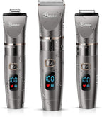 Hatteker Beard Trimmer for Men Professional Hair Clipper Hair Trimmer Shaver Haircut Detail Cutting Kit for Men Cordless Waterproof