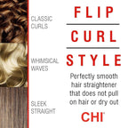 CHI Lava Ceramic 1″ Flat Iron Hair Straightener, Volcanic Lava Ceramic Plates for Smooth, Even Styling, 11 ft Swivel Cord, Heat-Stable Hair Flat Iron for All Types