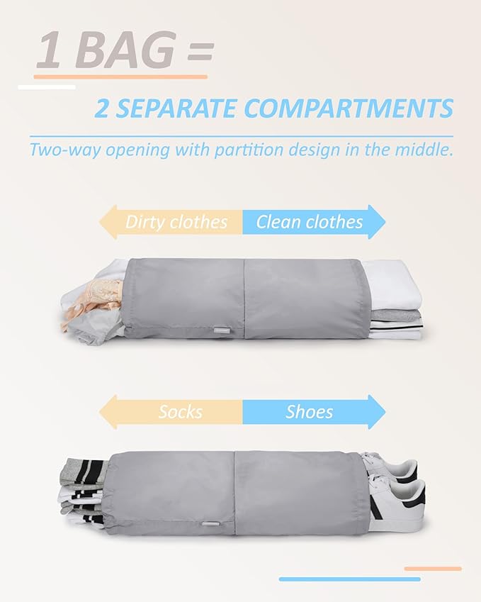 BAGSMART 6 Set Compression Packing Cubes - Image 4