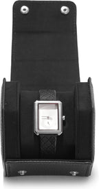 Oirlv Luxury Hexagonal Leather Watch Travel Case Single Watch Box - Image 2