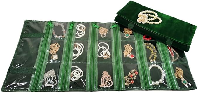 Travel Jewelry Roll Bag Portable Organizer Pouch - Image 6