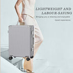 AnyZip Luggage PC+ABS Aluminum Frame Zipperless Checked Luggage Hard Shell - Image 7