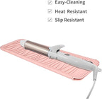 Silicone Heat Resistant Travel Mat Pouch for Hair Straightener, Crimping Iron, Curling Iron, Hair Curling Wand, Flat Iron, Hair Waving Iron (2 Pack, Multicolored)
