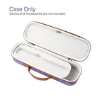 RAIACE Hard Storage Case Compatible with Dyson Airstrait Straightener, Travel Carrying Bag. (case only). - Purple