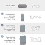 BAGSMART 6 Set Compression Packing Cubes - Image 2