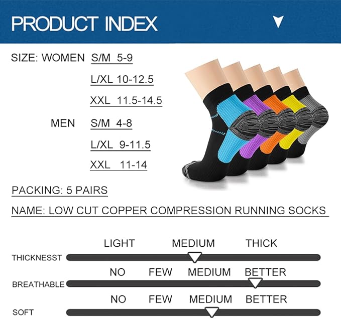 Iseasoo Copper Compression Socks - Image 6