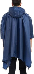 salamra Hooded Rain Poncho Waterproof Raincoat Jacket - Image 7