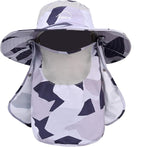 Sun Hats for Men Women Fishing Hat UPF 50+ Breathable Wide Brim Summer UV by Rosoz