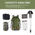 MOUNTAINTOP 25L/40L Hiking Backpack, Lightweight Travel Backpack - Image 8