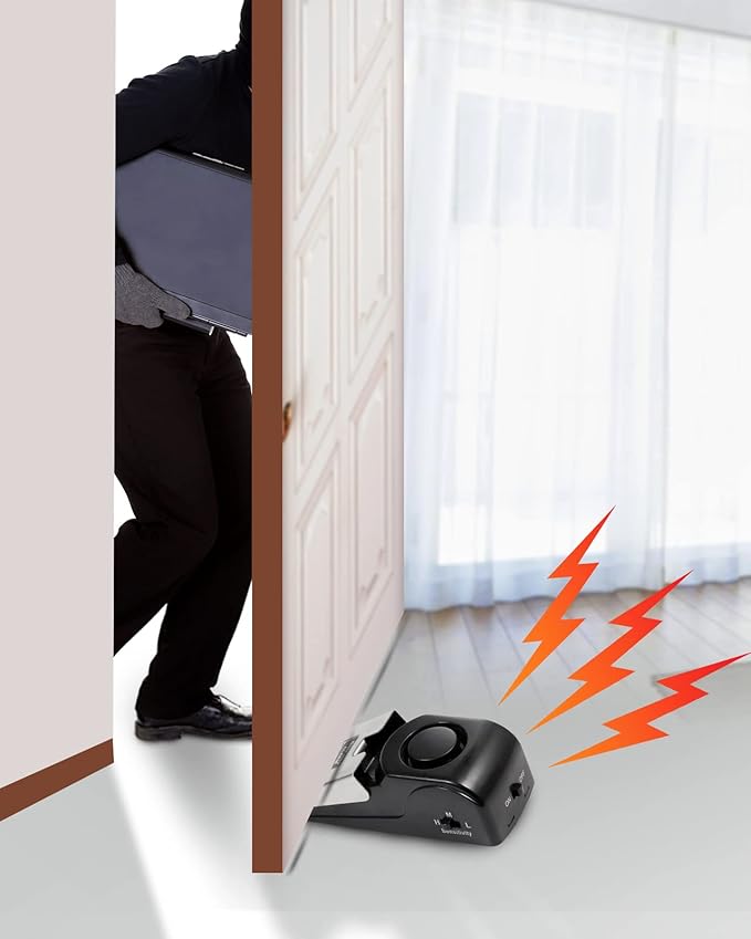 TOWODE Door Stop Alarm with 120DB Siren Door Stop - Image 8