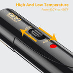 DAN Technology hot Comb Electric for Wigs,450℉Small hot Comb for Edges,Low and high Temperatures, Hair straightening Comb for Black Hair,Portable & Dual Voltage for Travel & Home…