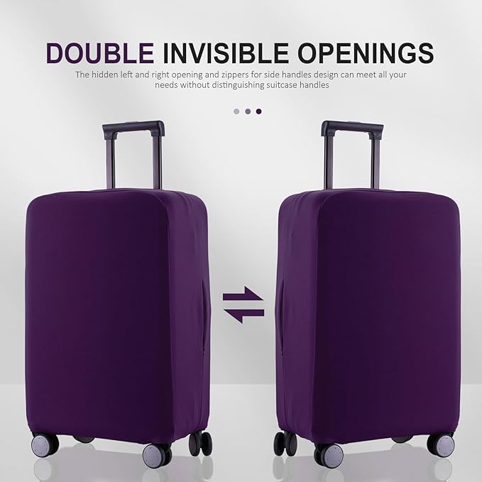 Travel Luggage Cover Protector Scratch-Resistant Fit 19-33 Inch Suitcase - Image 3