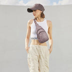 Telena Small Sling Bag for Women Leather Crossbody Fanny Packs Chest Bag for - Image 2
