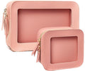 2 Pcs Clear Makup Bag Set by FFpaw
