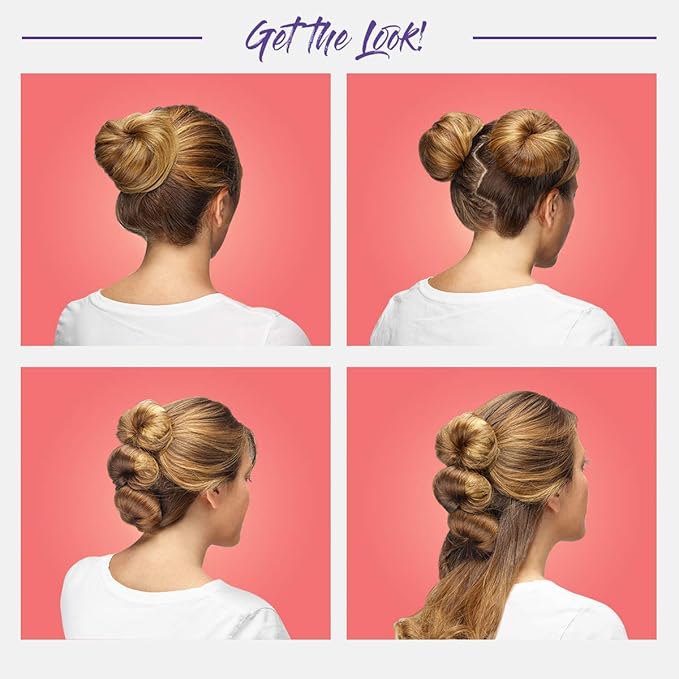 Conair HS70BL Bun-2-Done, Blonde, 6 Wands (4 - 7 1/4-inch and 2- 7 1/2-inch wands )