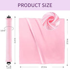 Heatless Curls Overnight Hair Curlers - 4 Pcs No-Heat Curling Rod to Sleep In,Velvet Hair Rollers with Satin Wrap