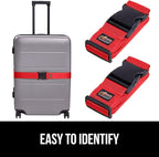 GORILLA GRIP Heavy Duty Adjustable Luggage Straps - Image 4