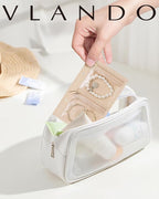 Vlando Jewelry Box for Girls Women, Display Portability Jewelry Pouch Storage - Image 3