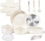 Chef Power Ceramic Cookware Set Non Toxic by ChefPower